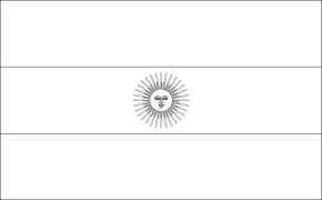 argentína Online Színezés